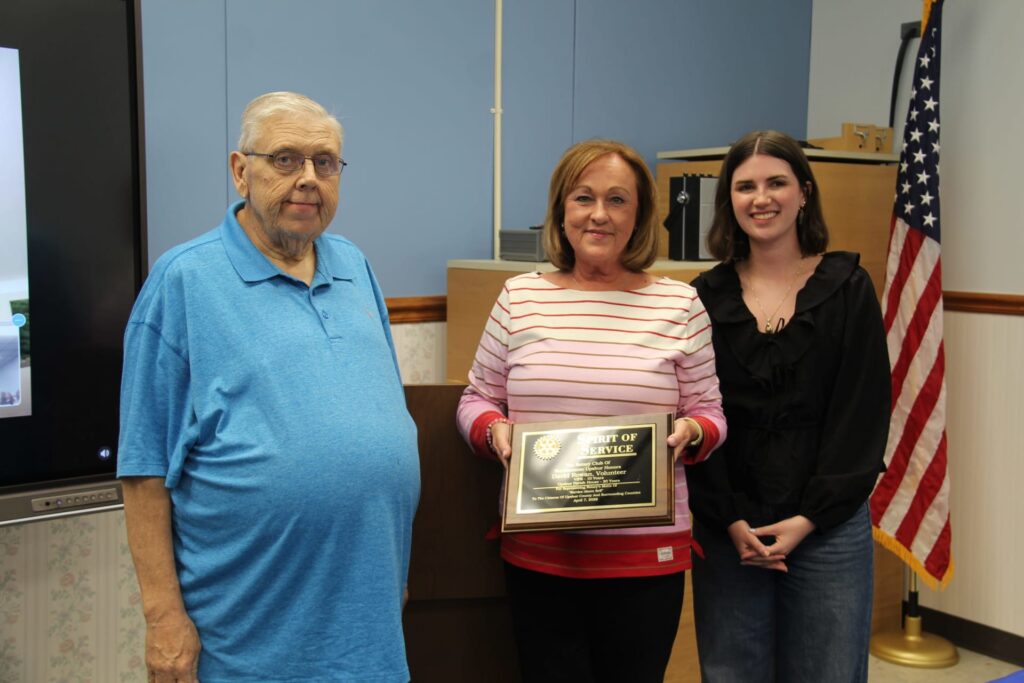 Dave Rowan honored with Rotary Club’s Spirit of Service Award