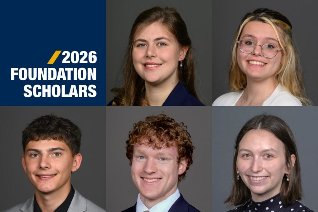 5 WVU Bucklew Scholars chosen as 2026 Foundation Scholars