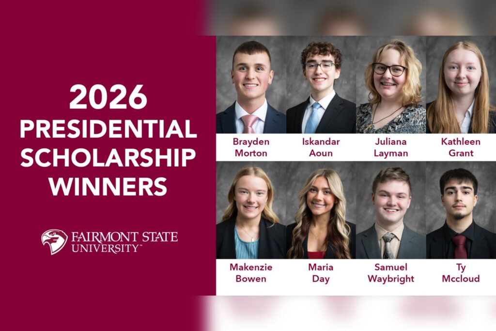 Fairmont State announces 2026 Presidential Scholarship recipients