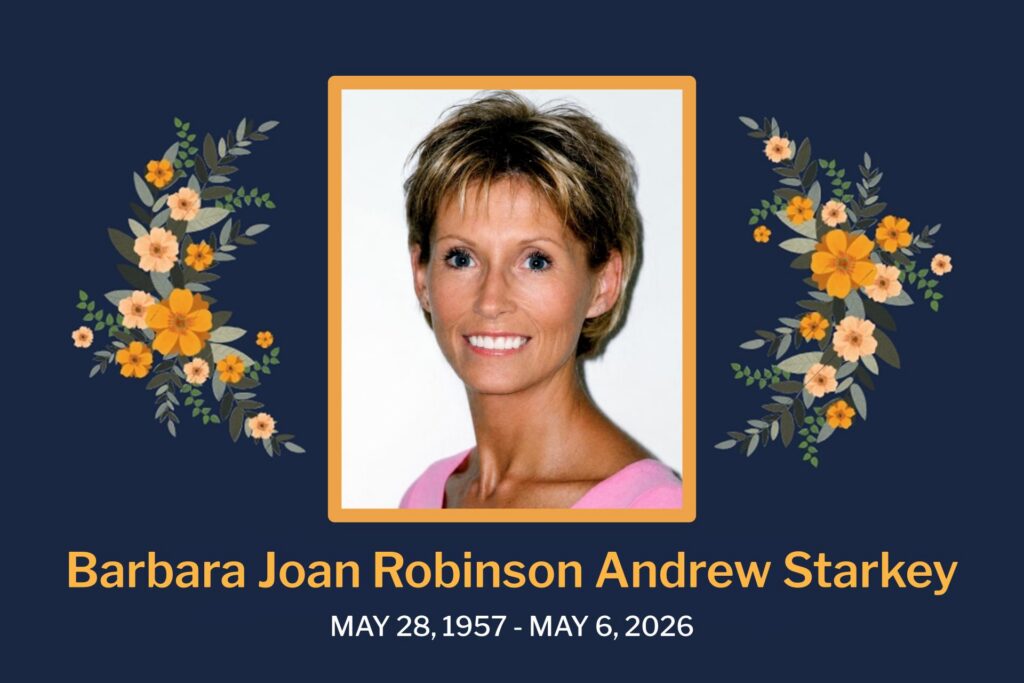 Barbara Joan Robinson Andrew Starkey
