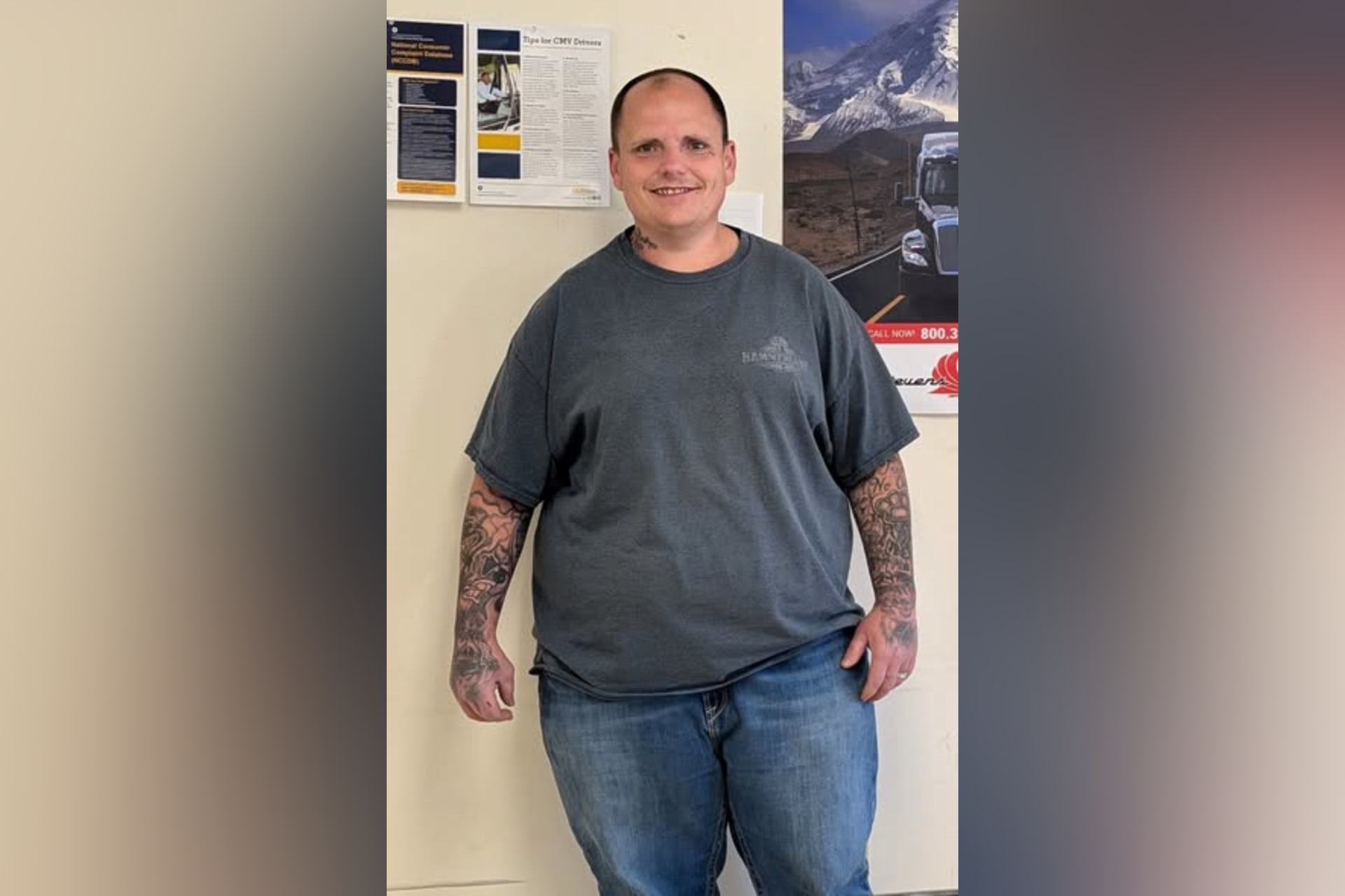 CDL Student of the Month Kevin Parrak.