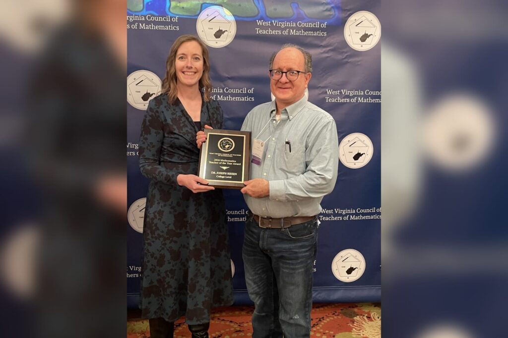 Fairmont State professor Dr. Joseph Riesen honored with WVCTM award