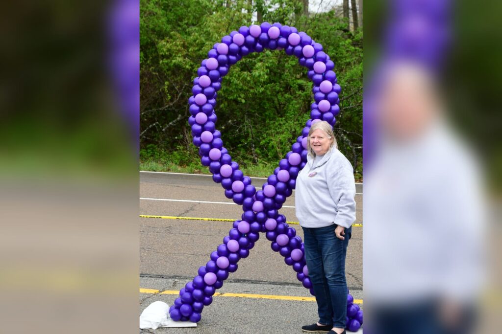 Annette Fetty-Santilli is a top fundraiser at Pittsburgh PurpleStride