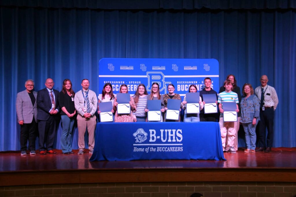 Nine Buckhannon-Upshur students sign on for county’s first MedEd program
