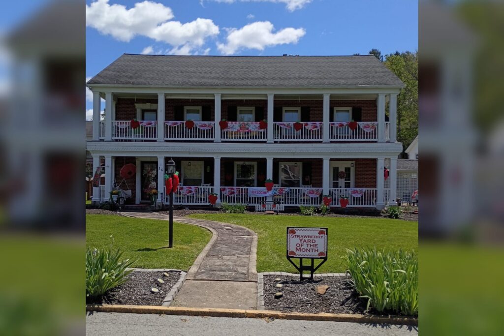 Fred Brooks Garden Club selects Strawberry Yard of the Month in Buckhannon