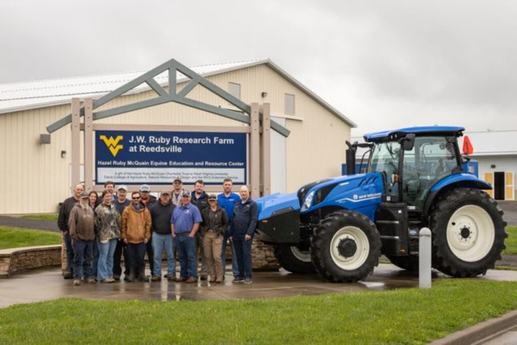 Methane-powered tractors added to WVU farm thanks to New Holland gift
