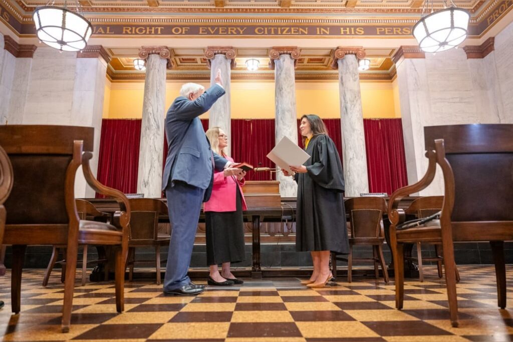 Supreme Court welcomes Justices Flanigan and Kirkpatrick