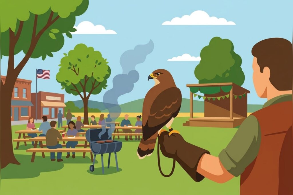 Ohio School of Falconry to bring free shows to Almost Heaven BBQ Bash