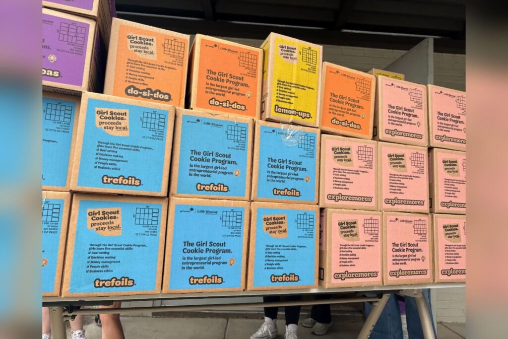 Girl Scouts donate over 6,500 boxes of cookies to veterans and military families