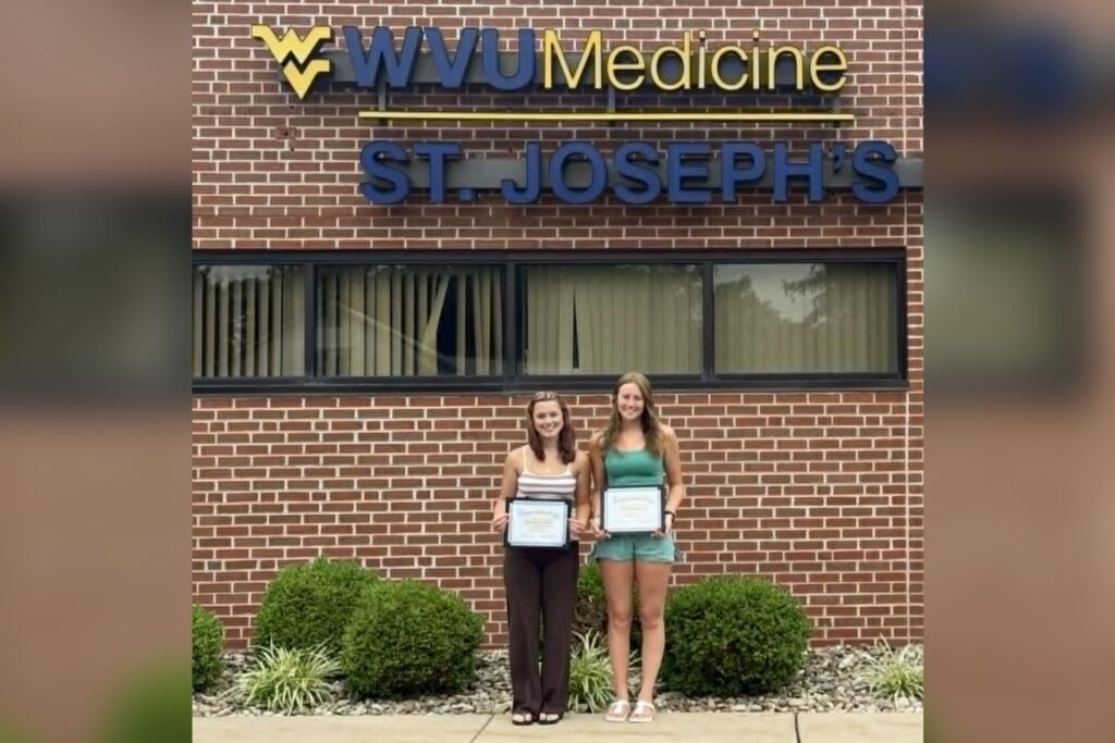 WVU Medicine St. Joseph’s Hospital Auxiliary awards scholarships to local students pursuing healthcare careers