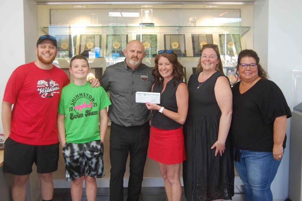 Buckhannon Toyota gives $10,000 donation to NCWV Swim League