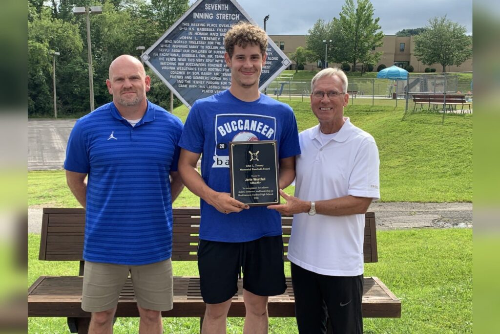 Jerin Westfall named John L. Tenney Memorial Baseball Award winner