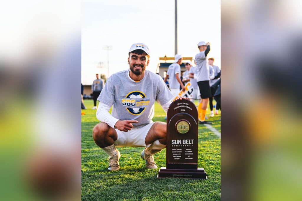 A goal years in the making: WVU soccer star Marcus Caldeira reaches the pros