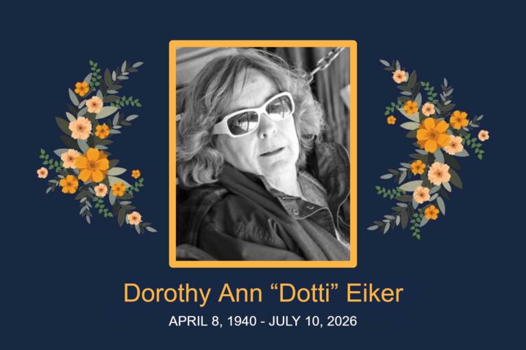 Obituary Dorothy Ann “Dotti” Eiker