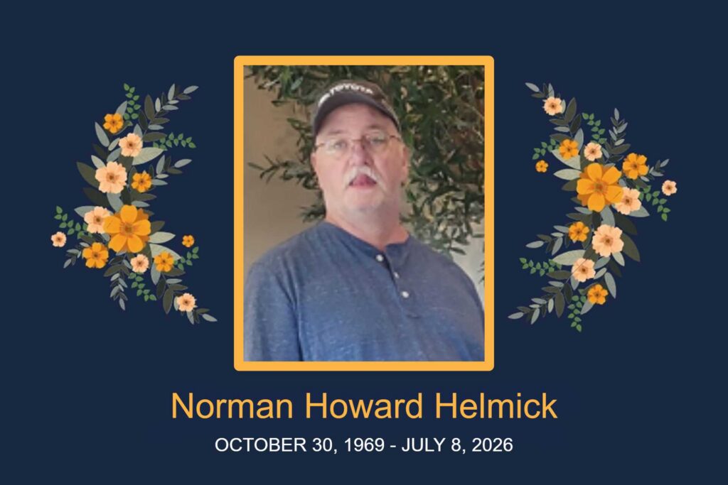 Obituary Norman Howard Helmick