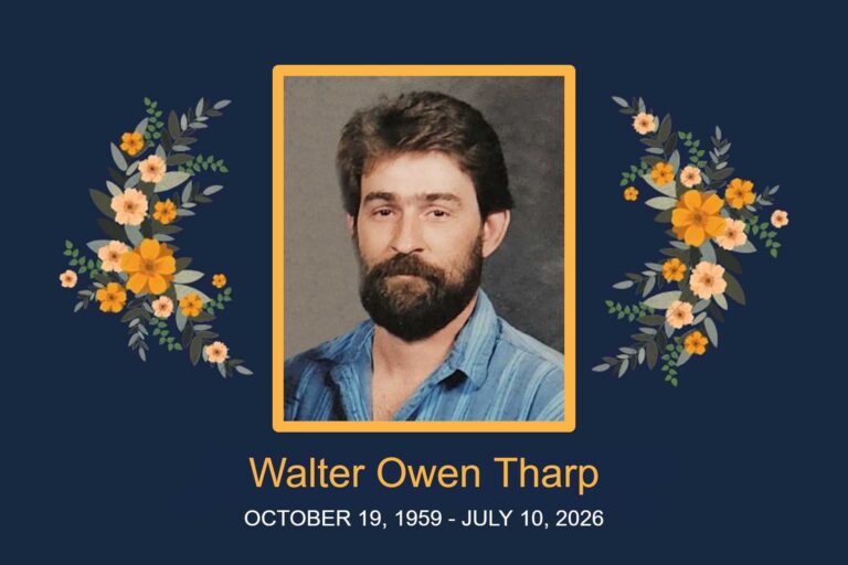 Obituary Walter Owen Tharp