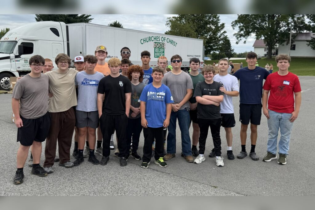 After flooding, Buckhannon-Upshur football team shows up for its community
