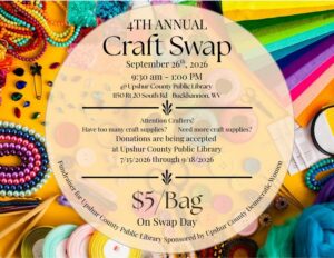 Craft Swap at the Upshur County Public Library