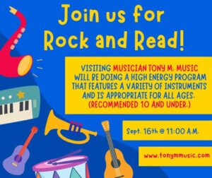 Rock and Read With Tony M. Music