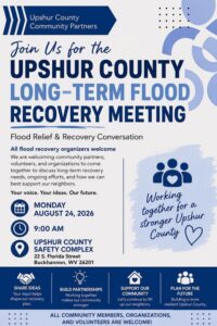 Upshur County Long-Term Flood Recovery Meeting