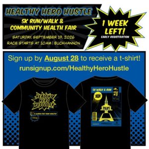 Healthy Hero Hustle 5K and Community Health Fair