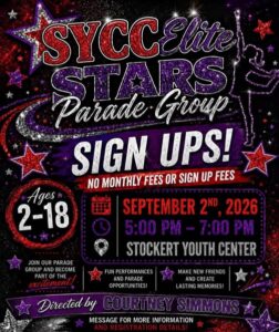 SYCC Elite Stars Parade Group Sign-Ups
