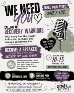 Recover Out Loud at Jawbone Park