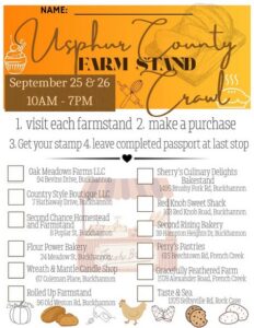 Upshur County Farm Stand Crawl