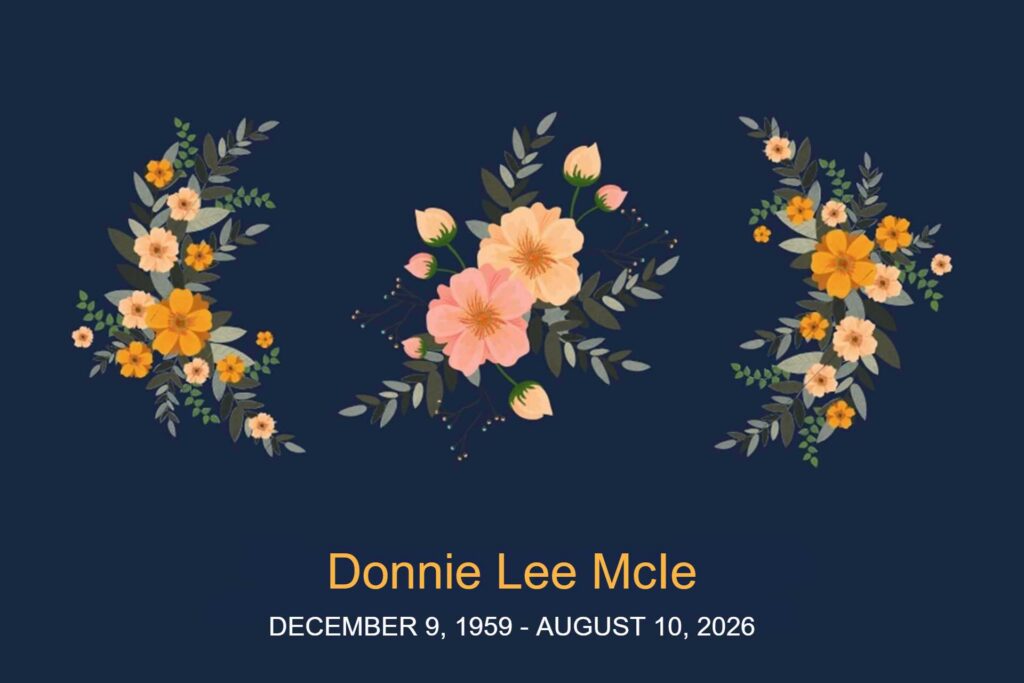 Obituary Donnie Lee McIe