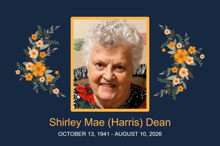 Obituary Shirley Mae (Harris) Dean