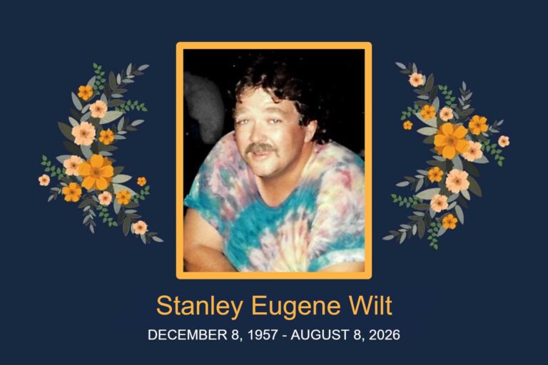 Obituary Stanley Eugene Wilt