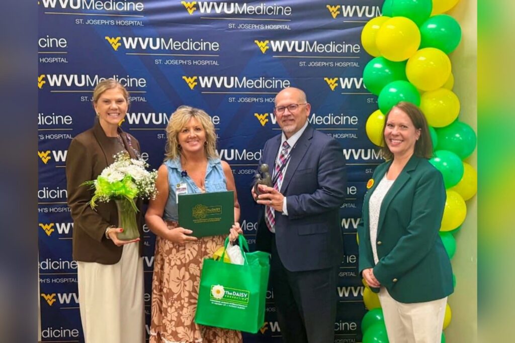 St. Joseph’s Hospital honors Becky Perry with DAISY Award