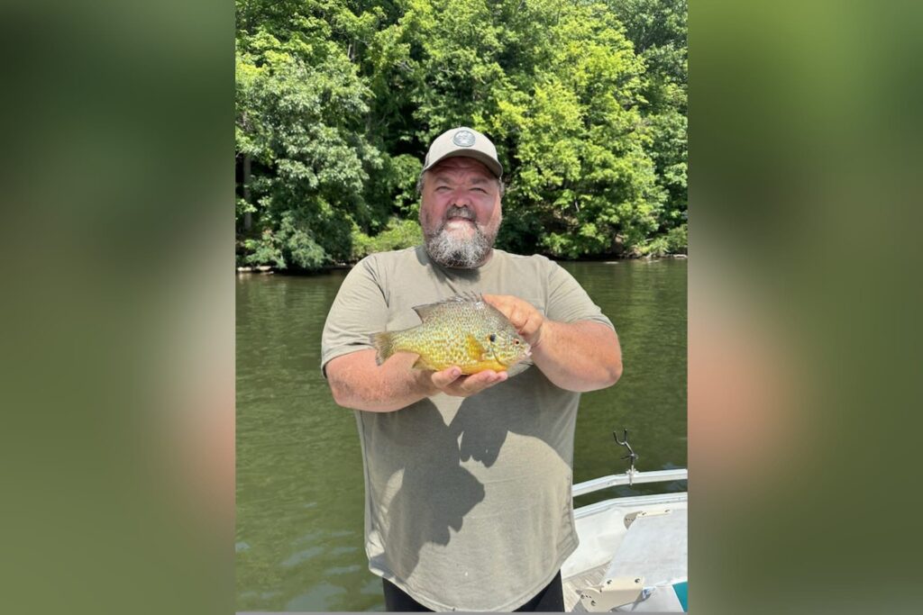 Morgantown angler sets third pumpkinseed sunfish record this summer