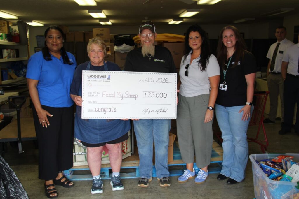 Goodwill of Southwestern Pennsylvania donates $25,000 to Feed My Sheep