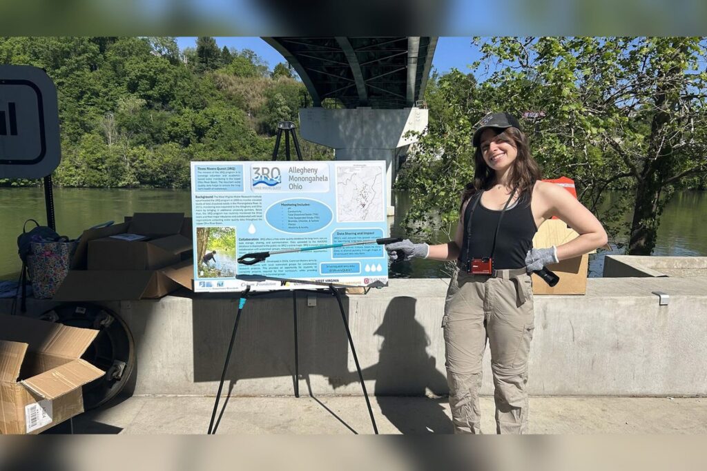 WVU student researches acid mine drainage treatment in Appalachia