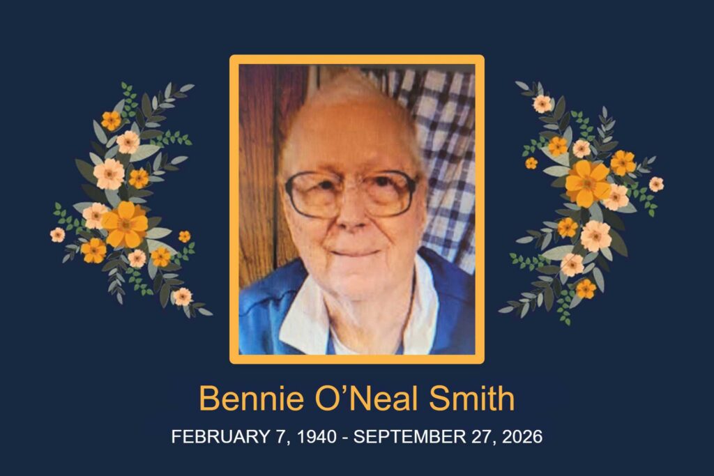 Obituary Bennie O’Neal Smith