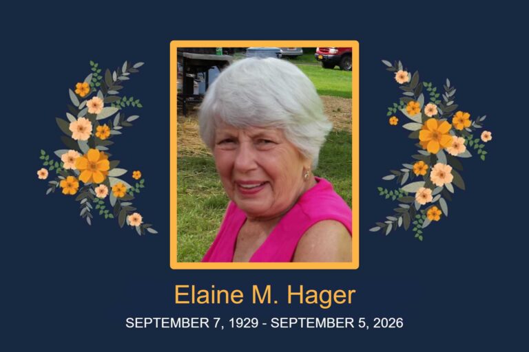 Obituary Elaine M. Hager
