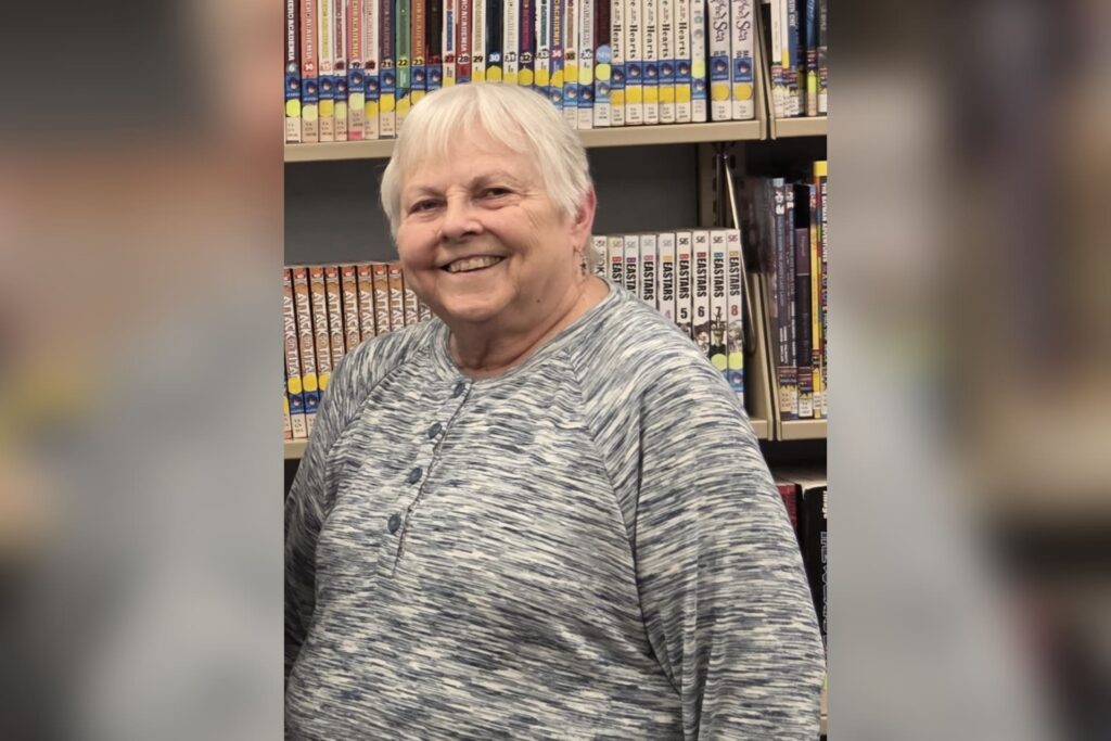 Upshur County Democratic Women vice president Anne Chopyak receives Camelot Award