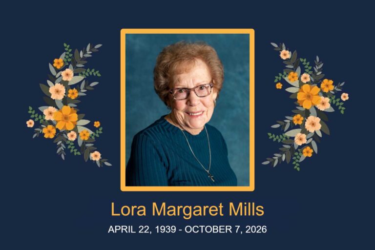 Obituary Lora Margaret Mills