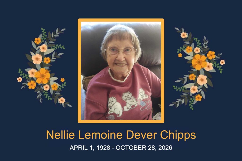 Obituary Nellie Lemoine Dever Chipps