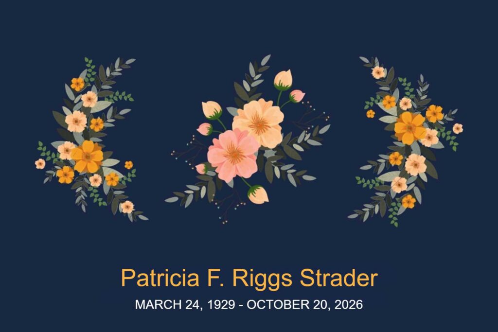 Obituary Patricia F. Riggs Strader