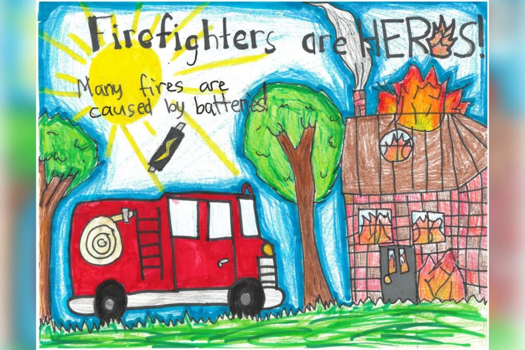 Culloden fourth grader wins statewide fire safety poster contest