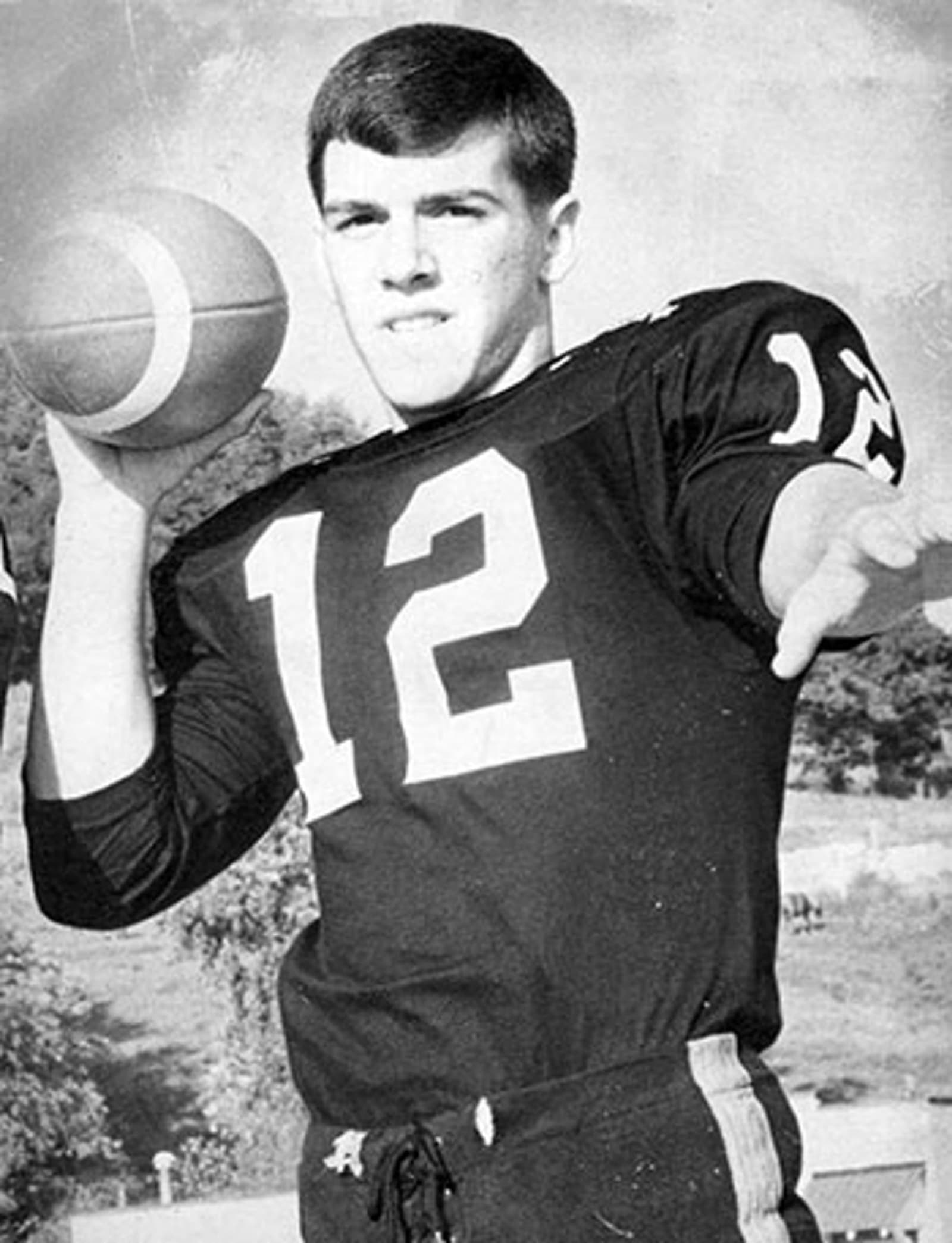 Nick Saban in the 1969 Monongah High School yearbook