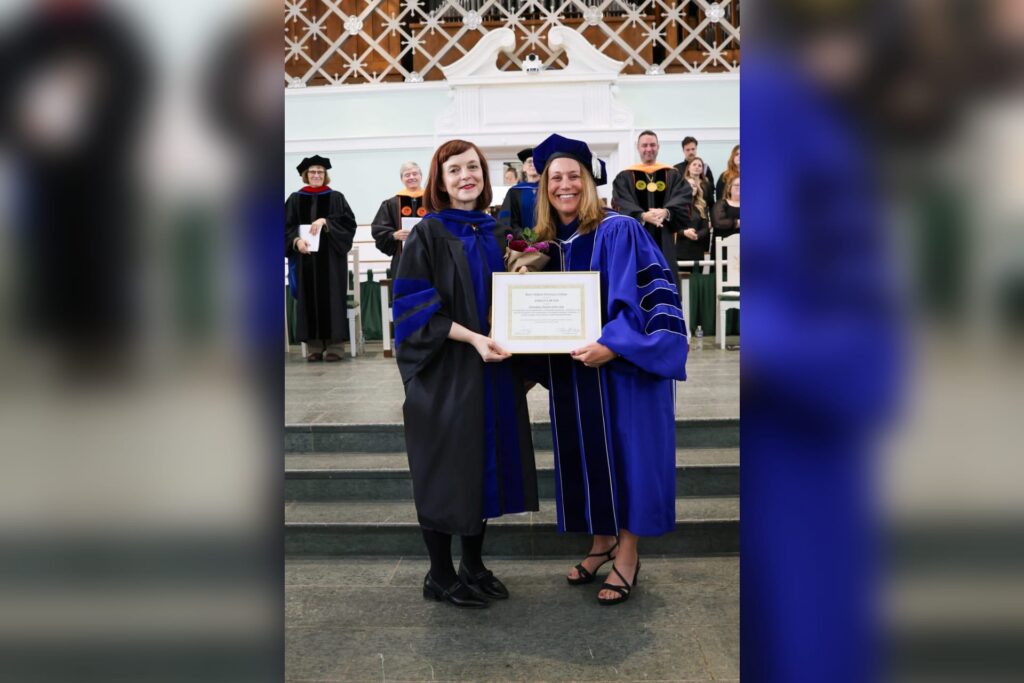 Wesleyan English professor Ashley Lawson receives teaching award