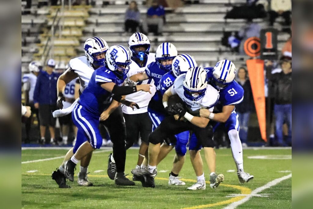 Slow start sinks Buccaneers in 65–30 loss to Fairmont Senior