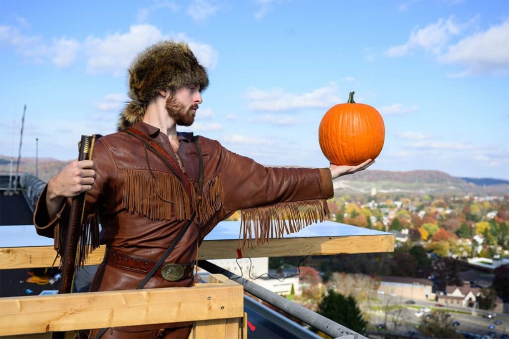 No tricks, just treats and engineering feats at 37th annual WVU Pumpkin Drop